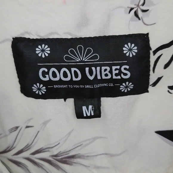 Good Vibes tropical short sleeve shirt - Picture 4 of 12